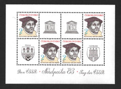 #2446a Czechoslovakia - Martin Luther S/S (MNH)