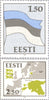 #209-210 Estonia - Flag and Map (MNH)