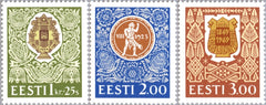 #266-268 Estonia - Festival Badges (MNH)
