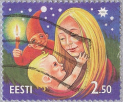 #313 Estonia - 1996 Christmas (Used)