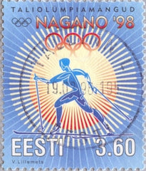 #335 Estonia - 1998 Winter Olympic Games, Nagano (Used)