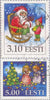 #353-354 Estonia - Christmas, Set of 2 (Used)
