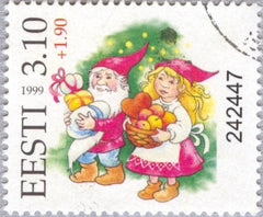 #384A Estonia - Christmas Lottery (MNH)