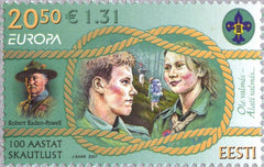 #568 Estonia - 2007 Europa: Scouting, Cent. (MNH)