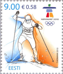 #635 Estonia - 2010 Winter Olympics, Vancouver (MNH)