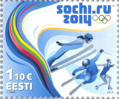#748 Estonia - 2014 Winter Olympics, Sochi, Russia (MNH)