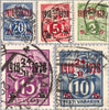#84-88 Estonia - Stamps of 1922-25 Surcharged (Used)