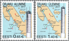 #849-850 Estonia - Orjaku Lighthouses (MNH)