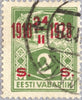#84-88 Estonia - Stamps of 1922-25 Surcharged (Used)