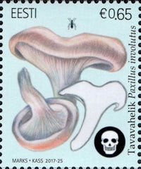 #852 Estonia - Mushrooms: Paxillus Involutus (MNH)