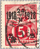 #84-88 Estonia - Stamps of 1922-25 Surcharged (Used)