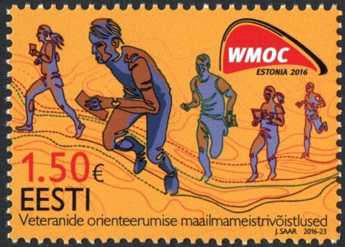 #821 Estonia - 2016 Veterans’ World Orienteering Championships (MNH)