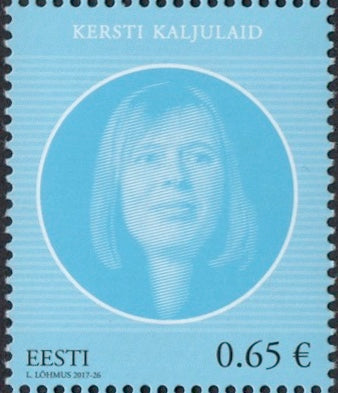 #853 Estonia - Pres. Kersti Kaljulaid (MNH)