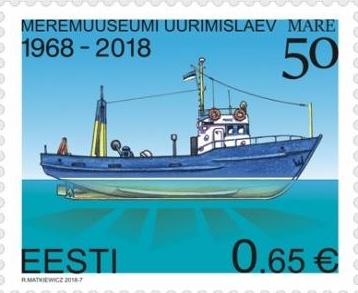 #864 Estonia - Research Vessel Mare (MNH)