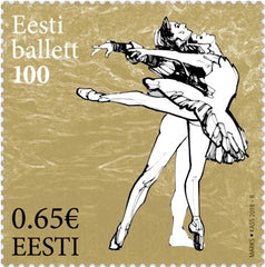 #865 Estonia - Estonian Ballet, Cent. (MNH)