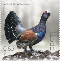 #863 Estonia - Tetrao Urogallus (Capercaillie) (MNH)