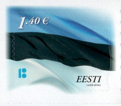 #862 Estonia - Flag of Estonia and Centenary of Emblem (MNH)