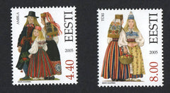 #524-525 Estonia - Folk Costumes Type of 1994 (MNH)
