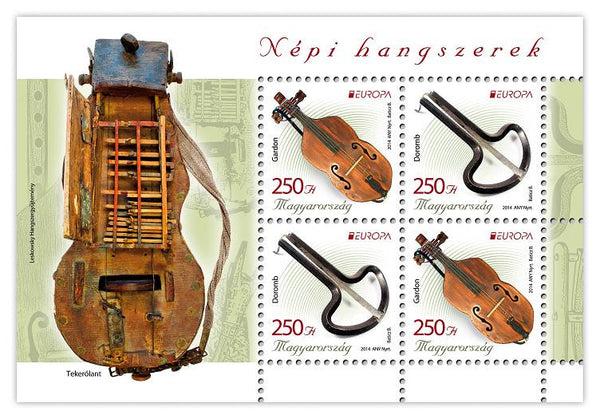 #4318 Hungary - 2014 Europa: Musical Instruments M/S (MNH) – Eastern ...