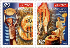 #363-364 Georgia - 2005 Europa: Gastronomy, Pair (MNH)