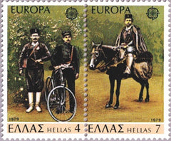 #1294a Greece - 1979 Europa: Postal History, Pair (MNH)