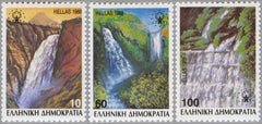 #1628-1630 Greece - Waterfalls (MNH)
