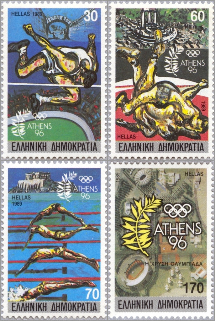 #1653-1656 Greece - Athens 1996 Olympics (MNH)