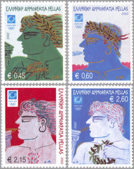 #2040-2043 Greece - Ancient Olympic Winners With Laurel Wreaths, Set of 4 (MNH)