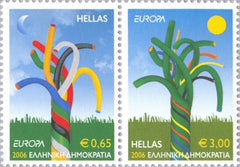 #2254 Greece - 2006 Europa: Integration, Pair (MNH)
