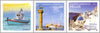 #2647-2649 Greece - Fishing Boat, Rhodes and Santorini (MNH)