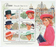 #1998 Grenada Grenadines - 1997 Diana, Princess of Wales, Sheet of 6 (MNH)