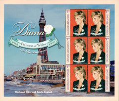 #2055 Grenada Grenadines - Princess Diana Type of 1998, Sheet of 6 (MNH)