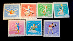 #2036-2043 Hungary - 75th Anniv. of Hungarian Olympic Committee (MNH)