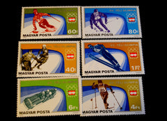 #2394-2400 Hungary - 12th Winter Olympic Games, Set of 7 (MNH)