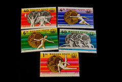 #2451-2455 Hungary - Hungarian Medalists in 21st Olympic Games, Set of 5 (MNH)