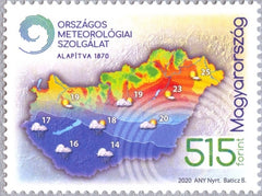 #4554 Hungary - Hungarian Meteorological Service, 150th Anniv. (MNH)