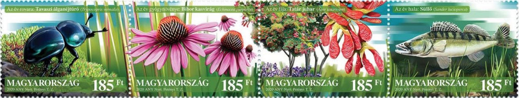 #4565 Hungary - Flora and Fauna, Horiz. Strip of 4 (MNH)
