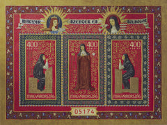 #4567 Hungary - 2020 Saints and Blesseds VIII, Red Numbering S/S  (MNH)
