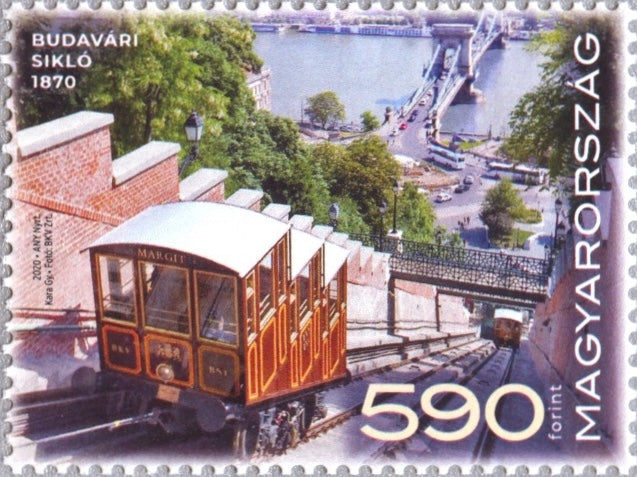 #4560 Hungary - Buda Castle Funicular Railway, 150th Anniv. (MNH)