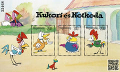 Hungary - 2021 Cartoon and Fairy Tale Characters III: Kukori and Kotkoda M/S (MNH)