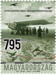 Hungary - 2022 Centenary of the Foundation of the Hungarian Airline Magyar Legiforgalmi Reszvenytarsasag (MNH)