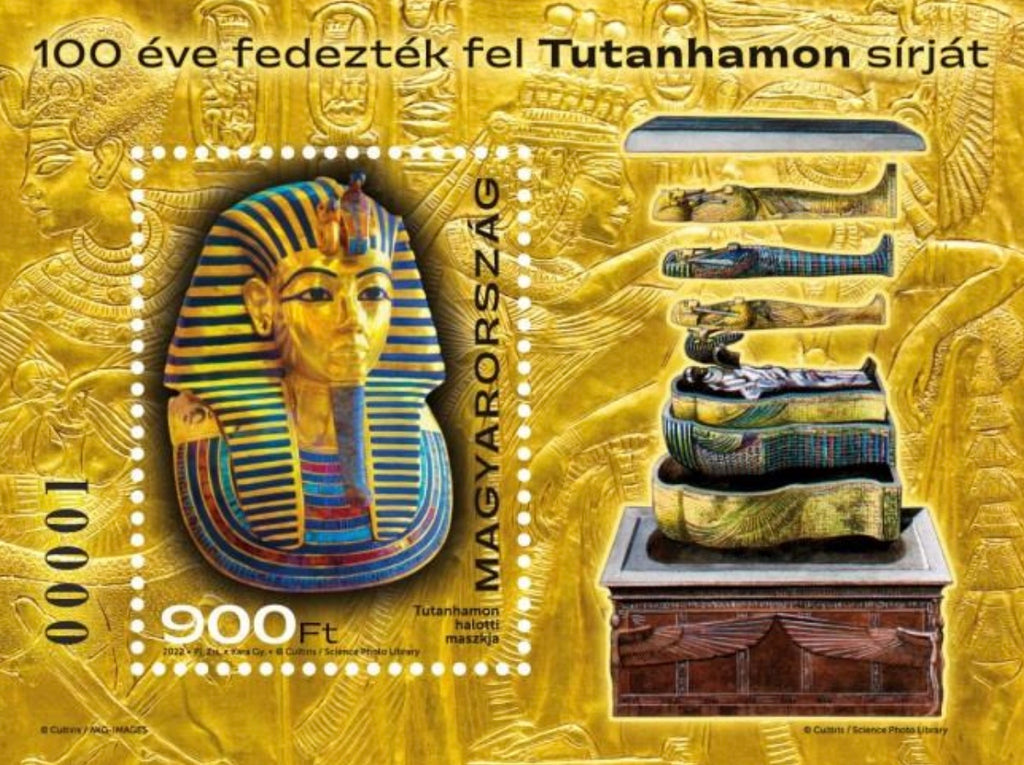 #4629 Hungary - 2022 Discovery of the Tomb of King Tutankhamun, Cent. S/S (MNH)