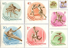 #1160-1167 Hungary - 16th Olympic Games (MNH)