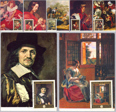 #2008-2014 Hungary - Dutch Paintings, Maximum Cards (Used)