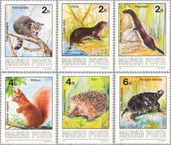 #3035-3040 Hungary - Wildlife Conservation (MNH)