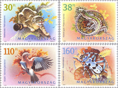 #3799-3802 Hungary - Fauna (MNH)