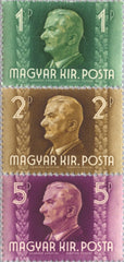 #570-572 Hungary - Admiral Nicholas Horthy (MNH)