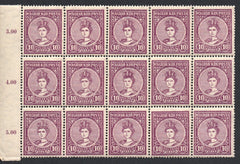 #104-105 Hungary - 1916 Queen Zita and King Charles IV, 2 Blocks of 15 (MNH)