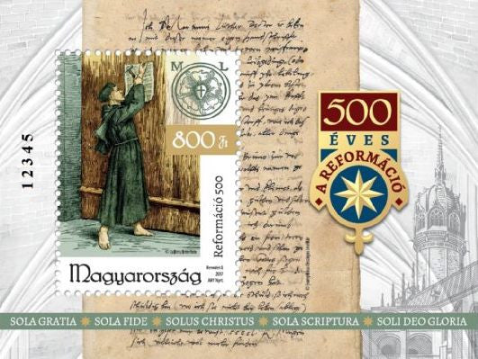 #4423 Hungary - 500th Anniv. of Reformation S/S (MNH)