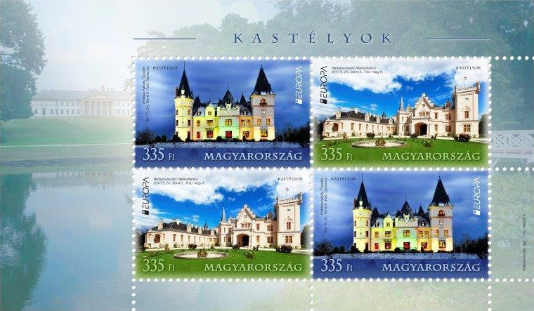 #4432 Hungary - 2017 Europa: Castles M/S (MNH)
